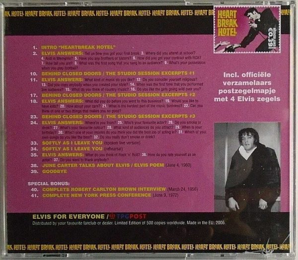 ELVIS PRESLEY - CD - Heartbreak Hotel - Brand NEW - Image 3