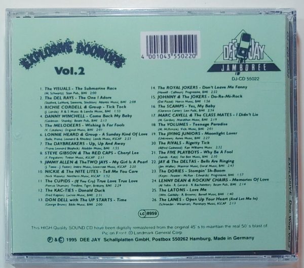 EXPLOSIVE DOO WOPS - VOL 2  CD BRAND NEW - Image 3