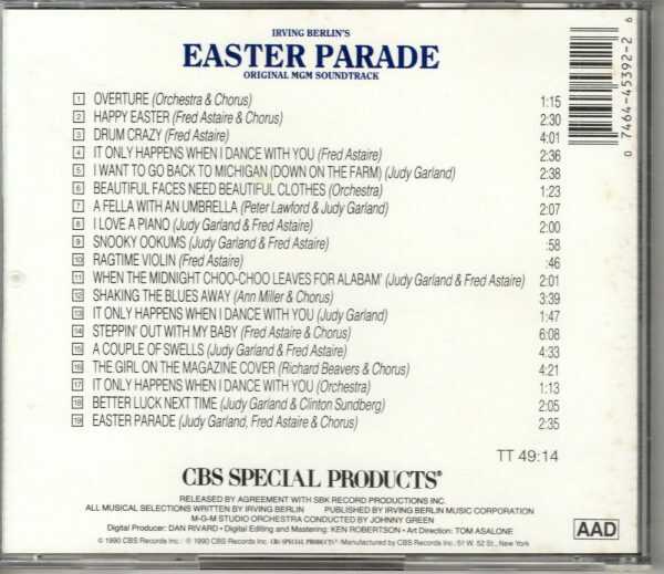 Easter Parade - Original MGM Soundtrack - CD - Image 3
