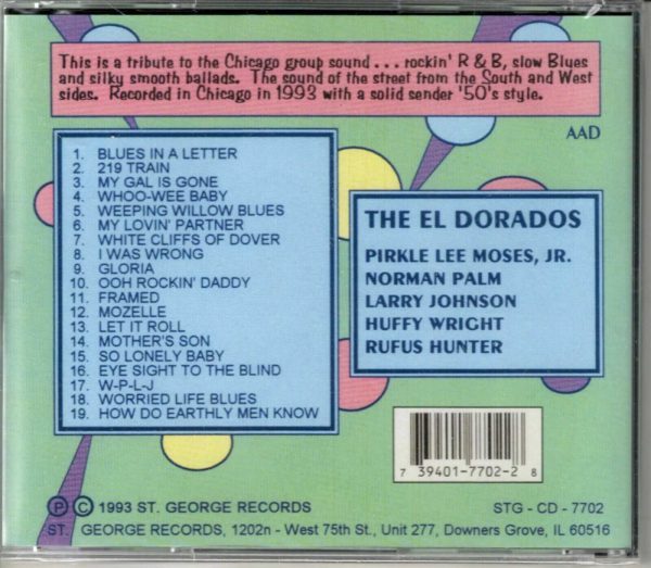 El Dorados - Chicago Street Corner Blues & Rhythm - CD - Image 3