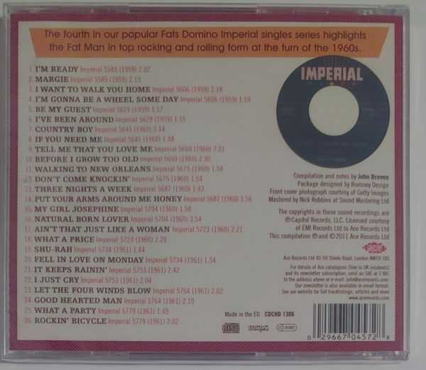 FATS DOMINO - IMPERIAL SINGLES VOL 4   CD BRAND NEW - Image 3