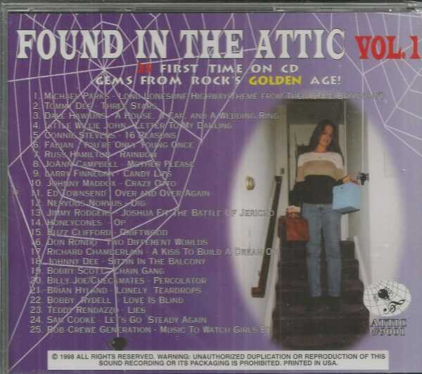 FOUND IN THE ATTIC - Volume 1 - BRAND NEW -  CD - Image 3