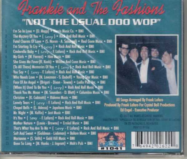 Frankie & The Fashios - Not the Usual Doo Wop - CD - Image 3