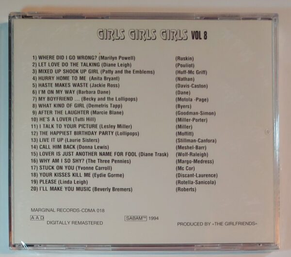 GIRLS GIRLS GIRLS - VOL 8   CD BRAND NEW - Image 3