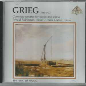 GRIEG - EDVARD GRIEG - Complete Sonatas For Violin & Piano - CD -  BRAND NEW