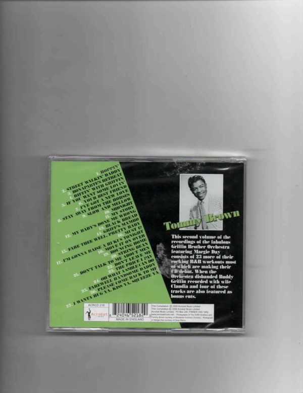 GRIFFIN BROTHERS - BLUES WITH A BEAT VOL 2-BRAND NEW CD - Image 3