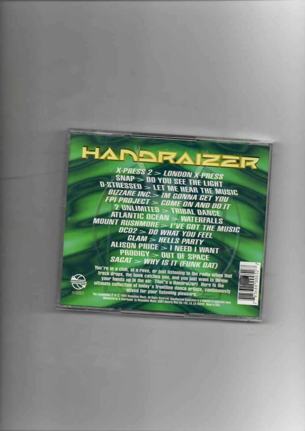 HANDRAIZER DANCE CLUB - RAVE MUSIC X-PRESS-CD - Image 3