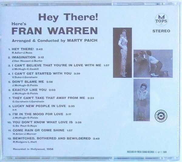 Hey There! Here's FRAN WARREN - CD - BRAND NEW - Image 3