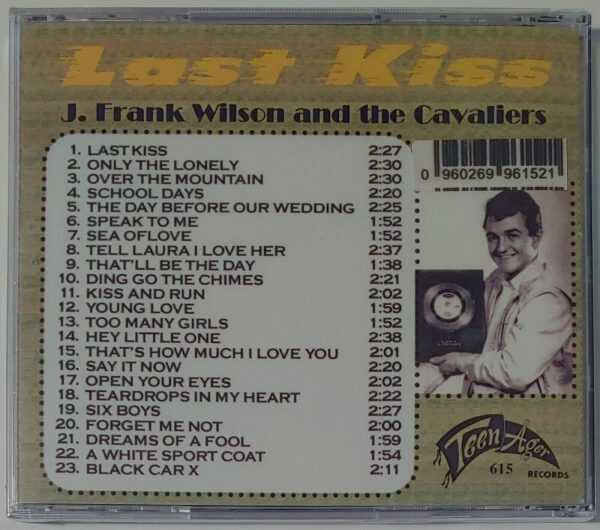 J FRANK WILSON AND CAVALIERS - LAST KISS   CD  BRAND NEW - Image 3