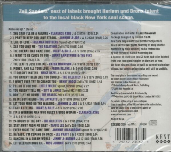 J & S -  Harlem Soul -  BRAND NEW -  CD - Image 3