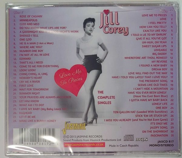 JILL COREY - LOVE ME TO PIECES   CD   BRAND NEW - Image 3