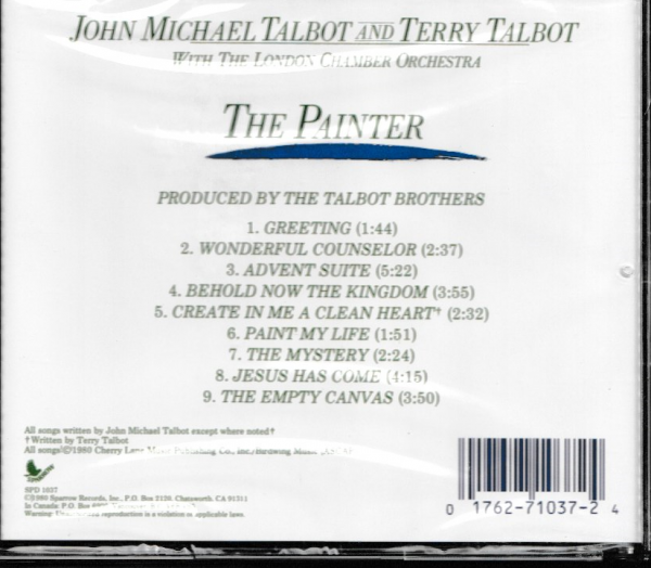 JOHN MICHAEL TALBOT AND TERRY TALBOT CD THE PAINTER - BRAND NEW - Image 3