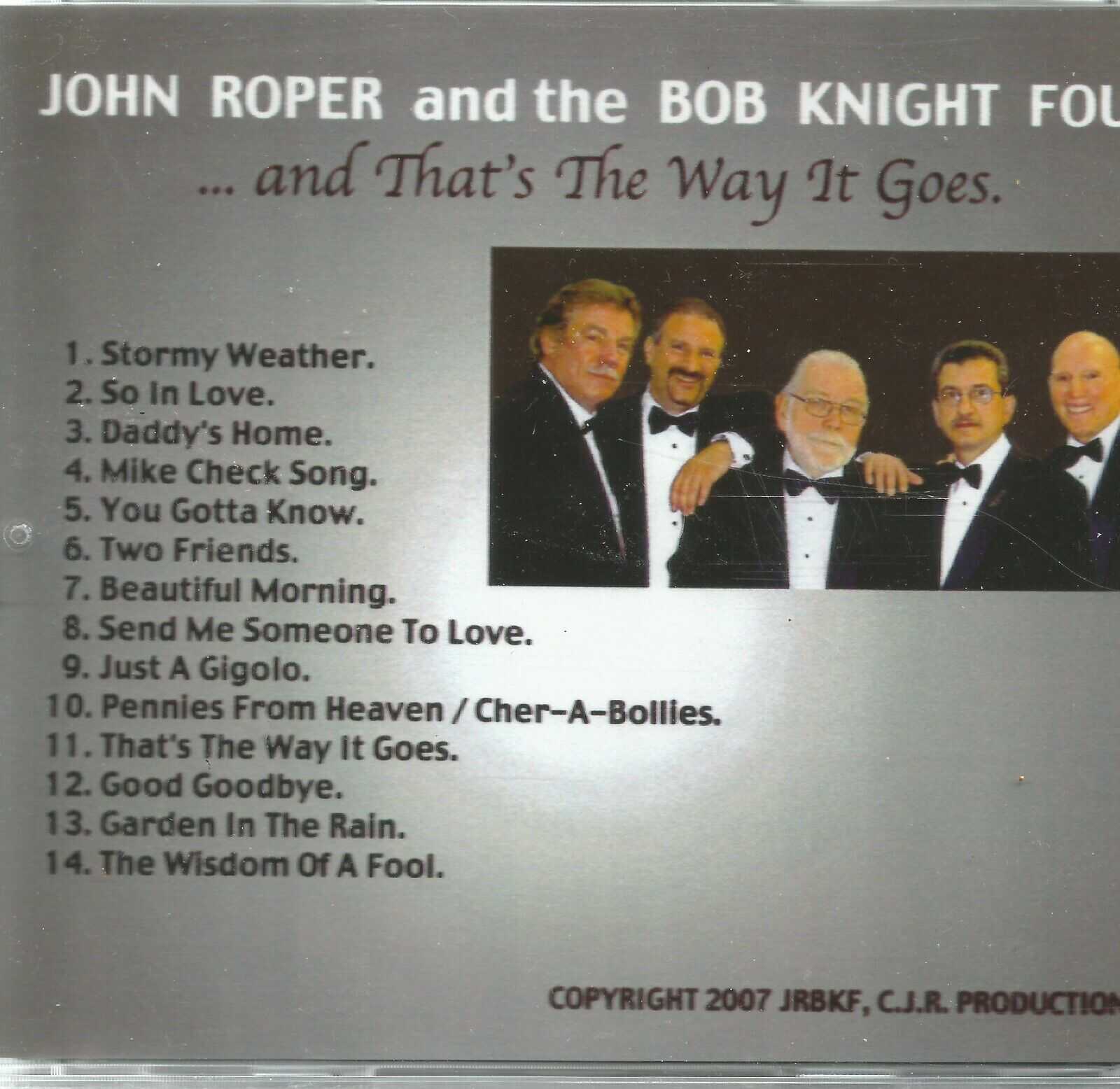 John Roper and the Bob Knight Four - And That's The Way It Is - CD - Brand New - Image 3