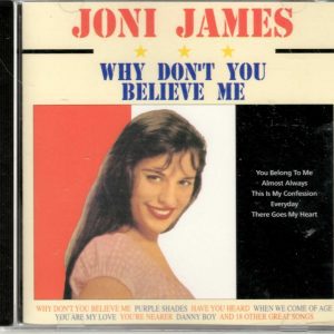 Joni James - Why Don't You Believe Me - CD - Brand New