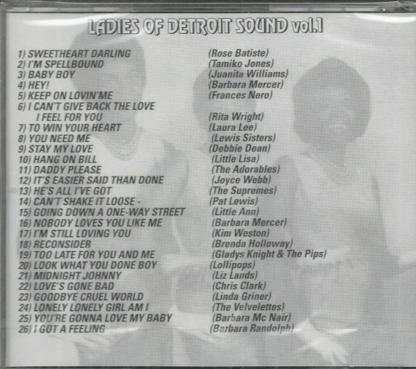 LADIES OF DETROIT SOUND - CD - Vol. 1 - BRAND NEW - Image 3