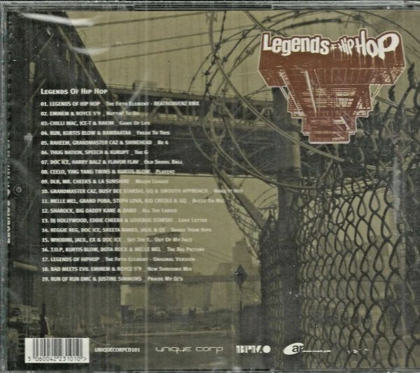LEGENDS OF HIP HOP - CD - Brand New - Image 3