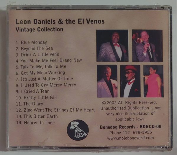 LEON DANIELS & EL VENOS - VINTAGE COLLECTION   CD BRAND NEW - Image 3