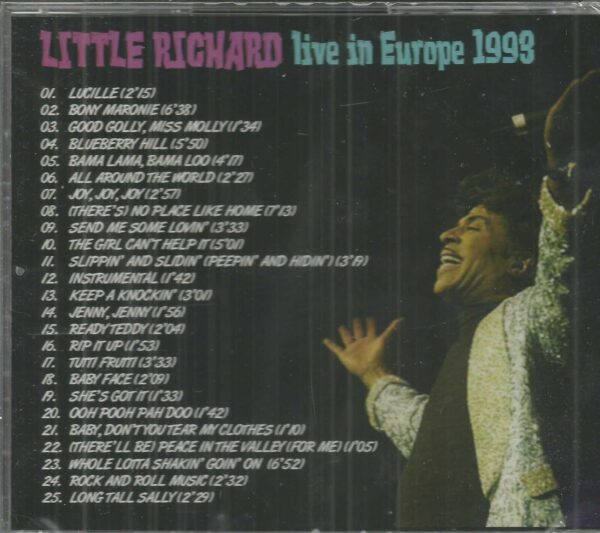 LITTLE  RICHARD - CD - Live In Europe 1993 - BRAND NEW - Image 3