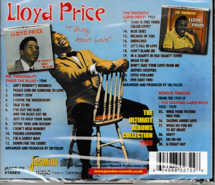 LLOYD PRICE CD TALKING ABOUT LOVE - BRAND NEW - Image 3