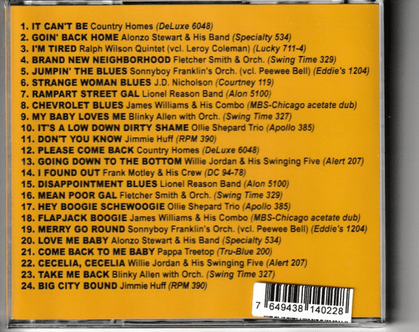 LOST R & B SHOUTERS CD VOL 2 - BRAND NEW - Image 3