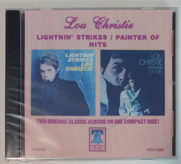 LOU CHRISTIE - LIGHTNIN STRIKES / PAINTER OF HITS   CD  BRAND NEW