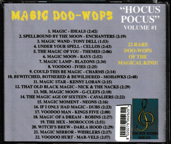 MAGIC DOO WOPS CD HOCUS POCUS VOL 1 - BRAND NEW - Image 3