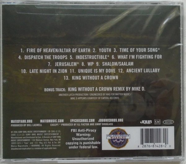 MATISYAHU - CD - Youth - BRAND NEW - Image 3