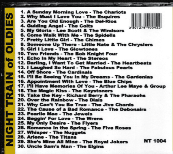 NIGHT TRAIN OF OLDIES CD VOL. 4 - BRAND NEW - Image 3