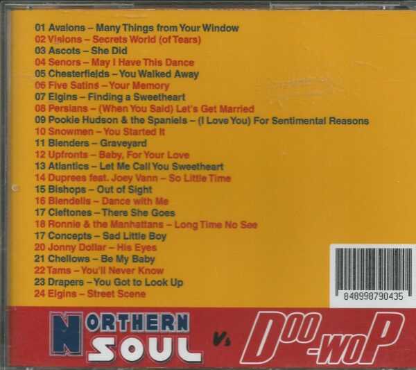 NORTHERN SOUL Vs Doo-Wop - CD - BRAND NEW - Image 3