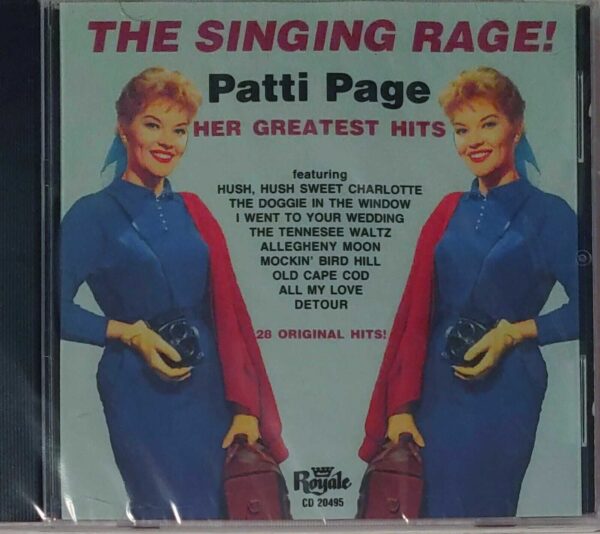 PATTI PAGE - THE SINGING RAGE   CD     BRAND NEW