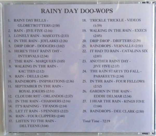 RAINY DAY DOO-WOPS - CD - BRAND NEW - Image 3