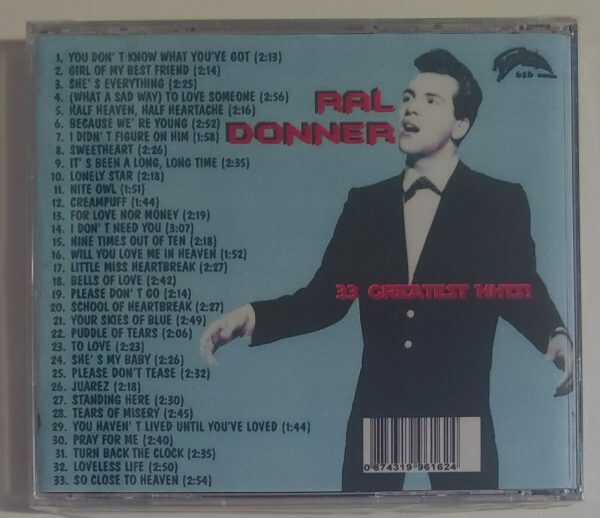 RAL DONNER - 33 GREATEST HITS   CD BRAND NEW - Image 3
