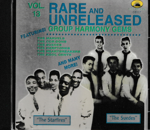 RARE AND UNRELEASED GROUP HARMONY GEMS - VOL 13 CD - BRAND NEW