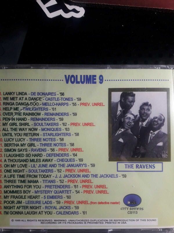RARE AND UNRELEASED GROUP HARMONY GEMS VOL 9 - CD  BRAND NEW - Image 3