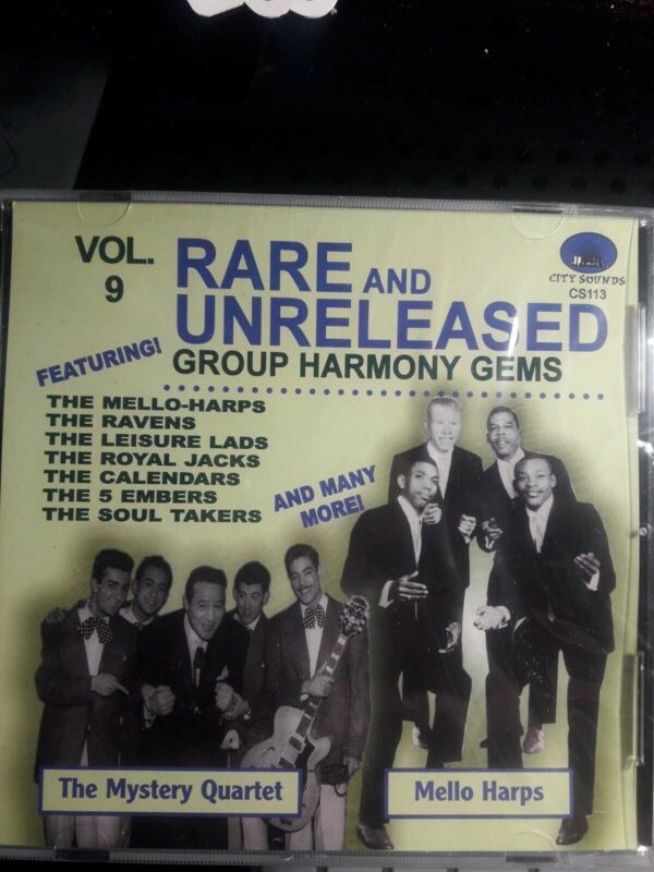 RARE AND UNRELEASED GROUP HARMONY GEMS VOL 9 - CD  BRAND NEW