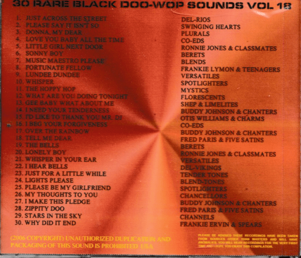 RARE BLACK SOUNDS - VOL 18 CD - BRAND NEW - Image 3