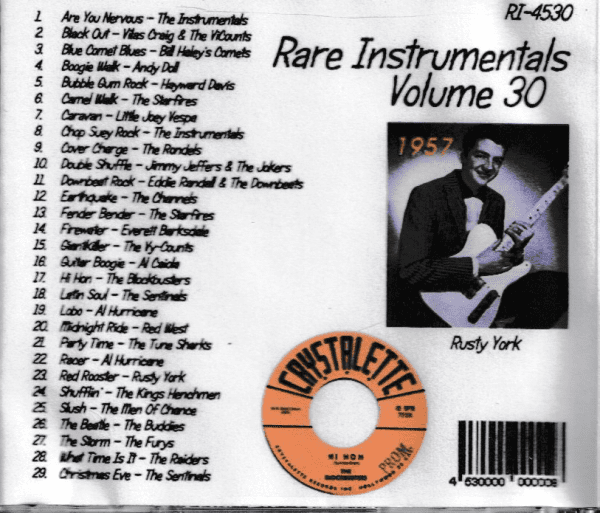 RARE INSTRUMENTALS - VOL 30 CD - BRAND NEW - Image 3