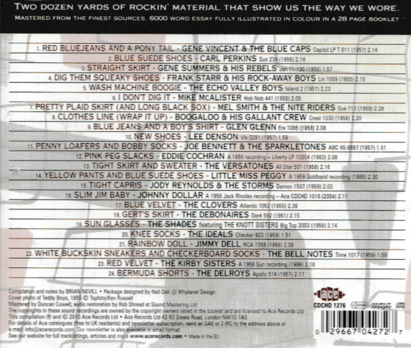 RED BLUE JEANS AND CHECKERBOARD SOCKS CD BRAND NEW - Image 3
