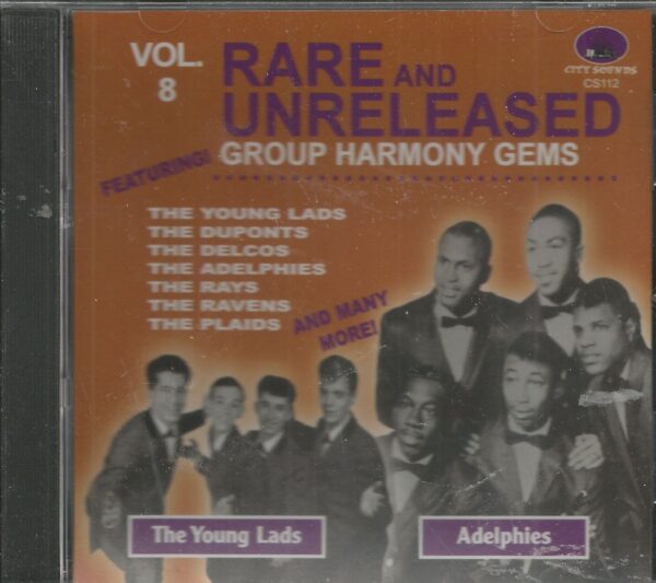 Rare and Unreleased Group Harmony Gems Volume 8 CD  Brand New  City Sounds Label
