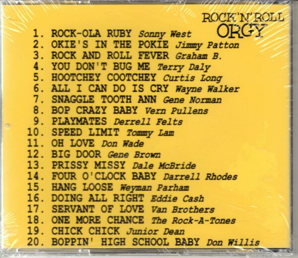 Rock "N" Roll Orgy - Flesh Den - Vol 1 - CD - Brand New - Image 3