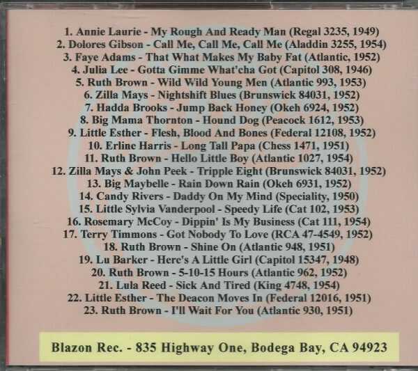 SLEAZY RHYTHM 'N BLUES - CD - Volume 2 - Get Hot - Brand New - Image 3