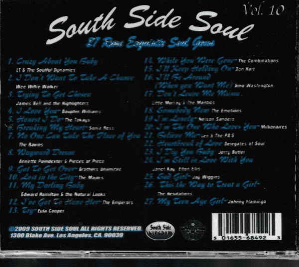 SOUTH SIDE SOUL - VOL 10 CD - BRAND NEW - Image 3