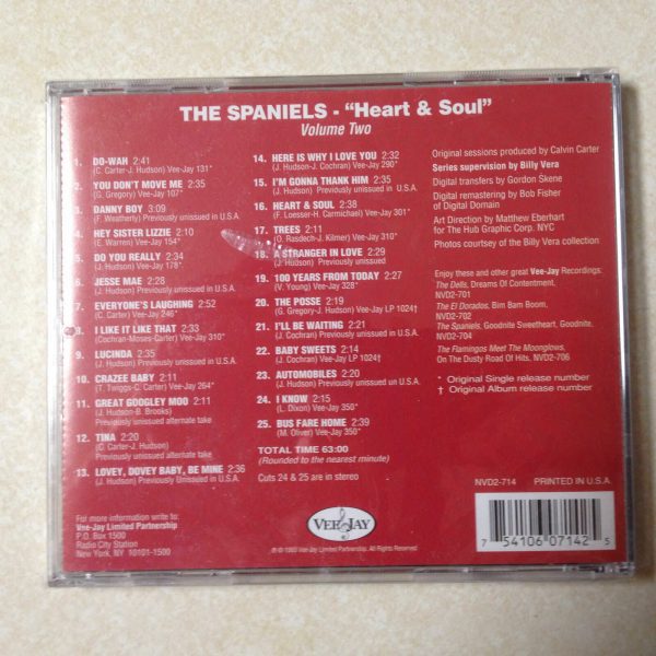 SPANIELS - HEART AND SOUL VOL 2 BRAND NEW CD - Image 3
