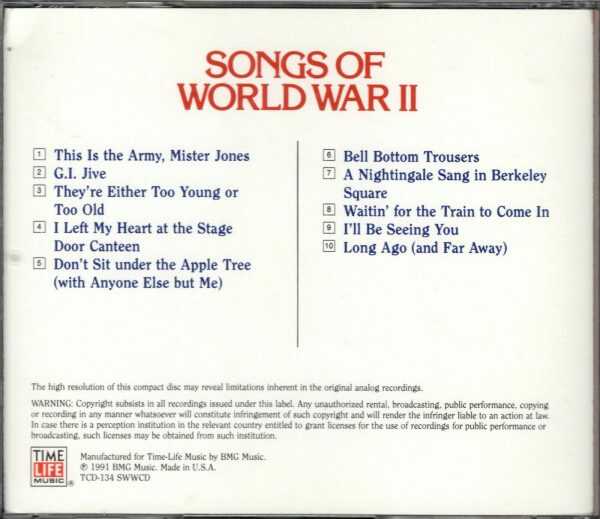 Songs Of World War Two - CD - Image 3
