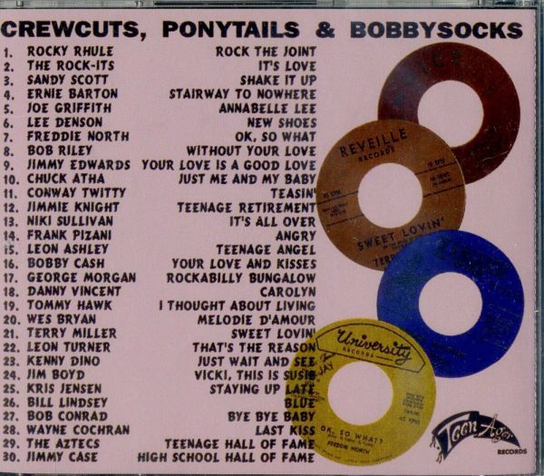 TEENAGE HOP - CREWCUTS PONITAILS & BOBBY SOCKS -  CD  - BRAND NEW - Image 3