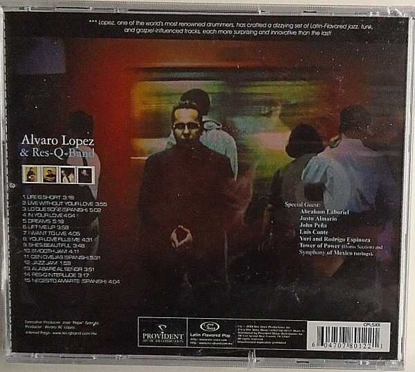 THE ALVARO LOPEZ PROJECT - CD - Featuring Res-Q Band - BRAND NEW - Image 3