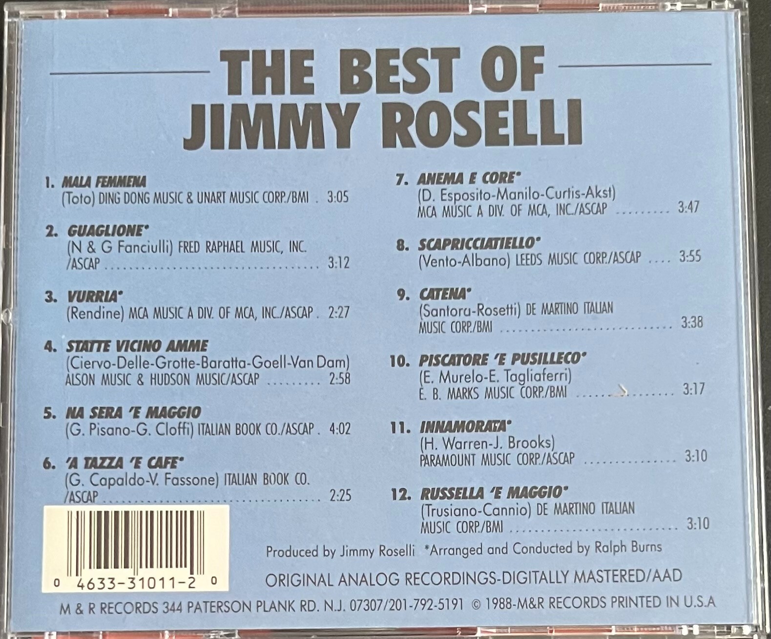 THE BEST OF JIMMY ROSELLI - Image 3