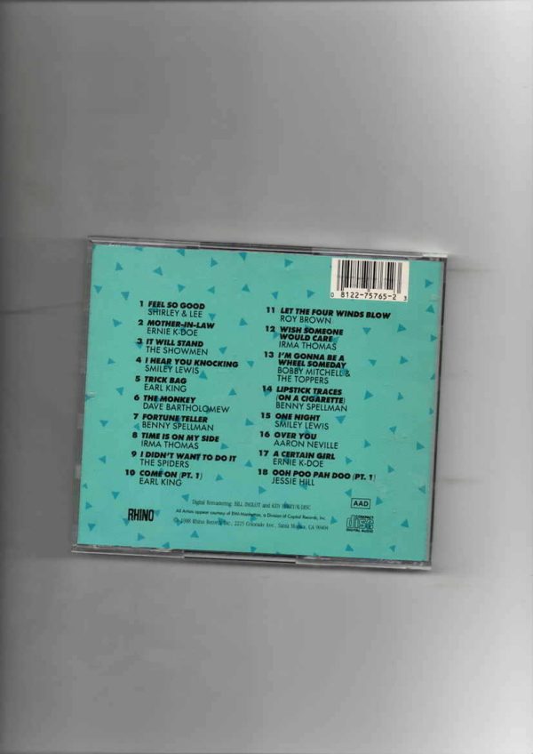 THE BEST OF NEW ORLEANS RHYTHM & BLUES - BEST OF  VOL ONE-CD - Image 3