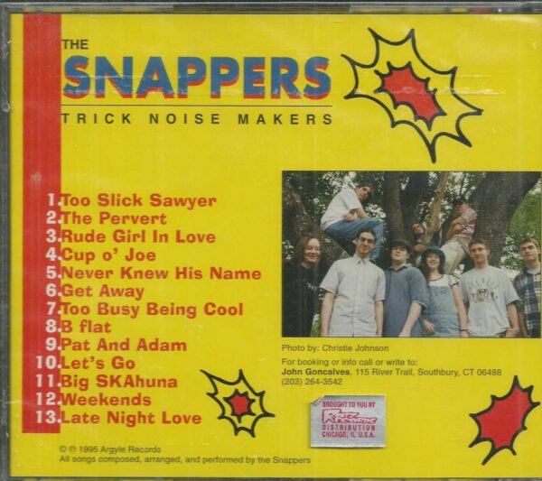 THE SNAPPERS - CD - Trick Noise Makers - BRAND NEW - Image 3