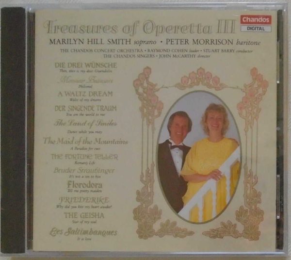 TREASURES OF OPERETTA III - Marilyn Hill Smith - Peter Morrison - BRAND NEW - CD